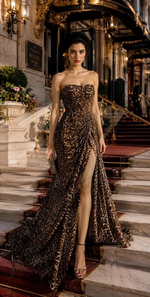 Aurelia Whisper: deep onyx evening gown, primary view — Josephine Boutique